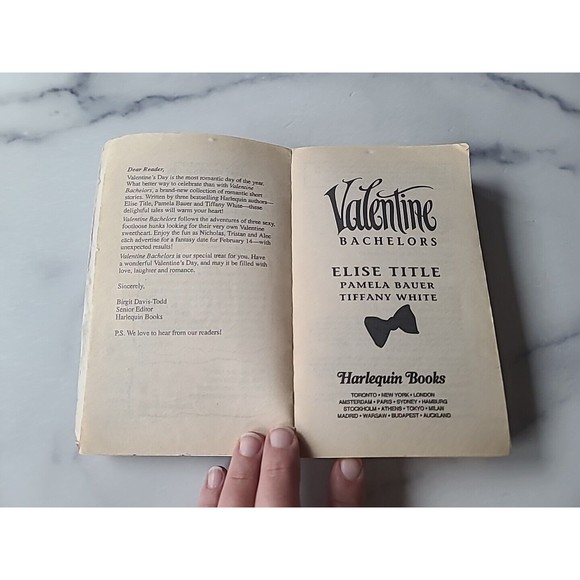 Valentine Bachelors Harlequin Paperback - Picture 3 of 10